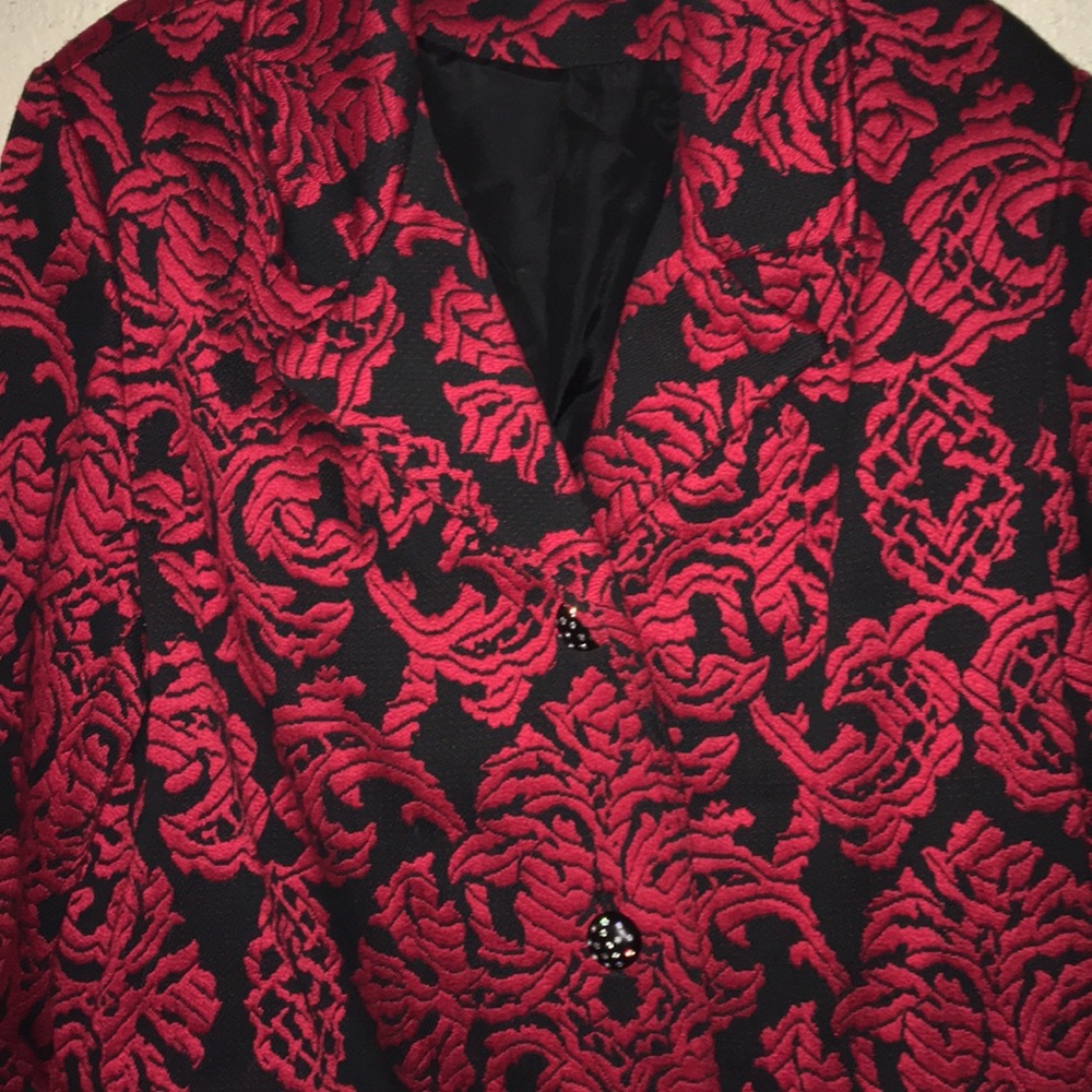 VINTAGE COAT BY BETTY ROSE Brocade Coat - Picture 2 of 5